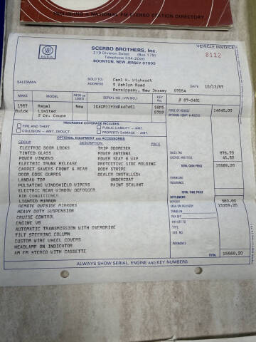 1987 Buick Regal Limited