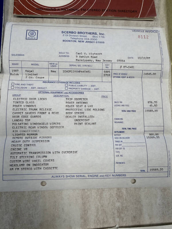 1987 Buick Regal Limited