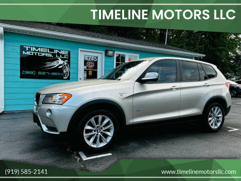 2013 BMW X3 for sale at Timeline Motors LLC in Clayton NC