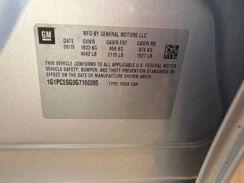 2016 Chevrolet Cruze Limited LS Auto