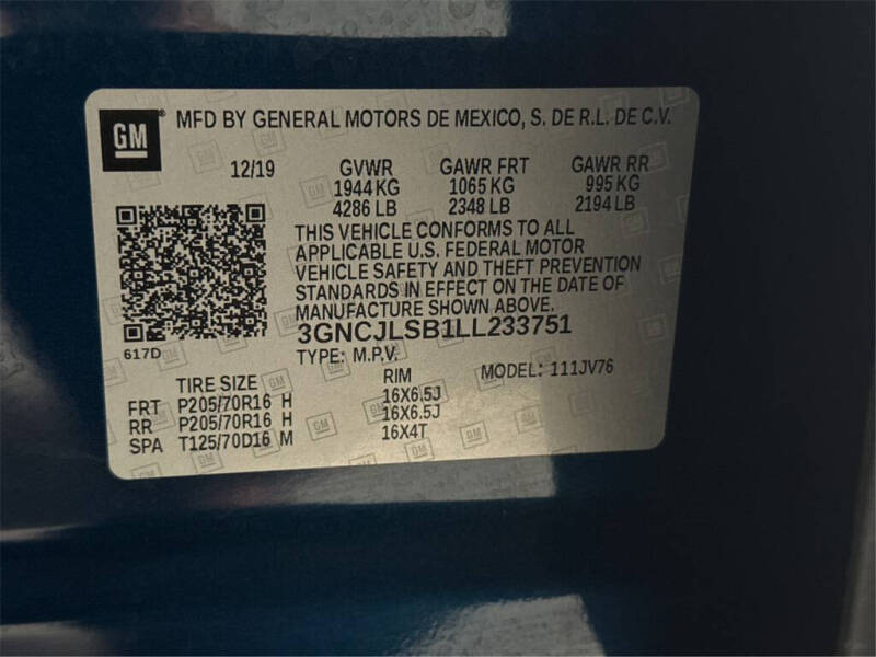 2020 Chevrolet Trax LT