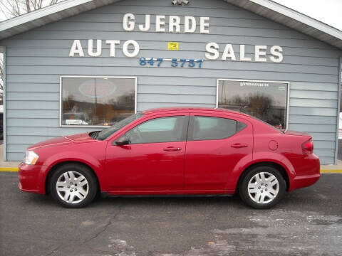 2014 Dodge Avenger for sale at GJERDE AUTO SALES in Detroit Lakes MN
