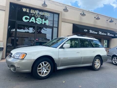 2001 Subaru Outback for sale at Wilson-Maturo Motors in New Haven CT