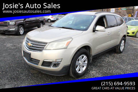 2013 Chevrolet Traverse for sale at Josie's Auto Sales in Gilbertsville PA
