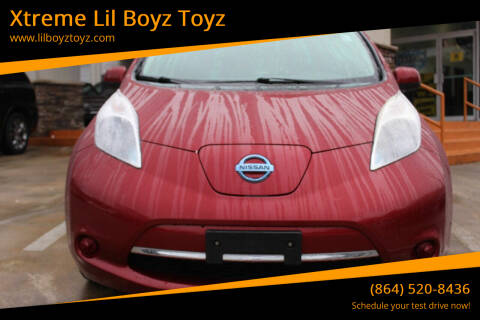 2015 Nissan LEAF for sale at Xtreme Lil Boyz Toyz in Greenville SC