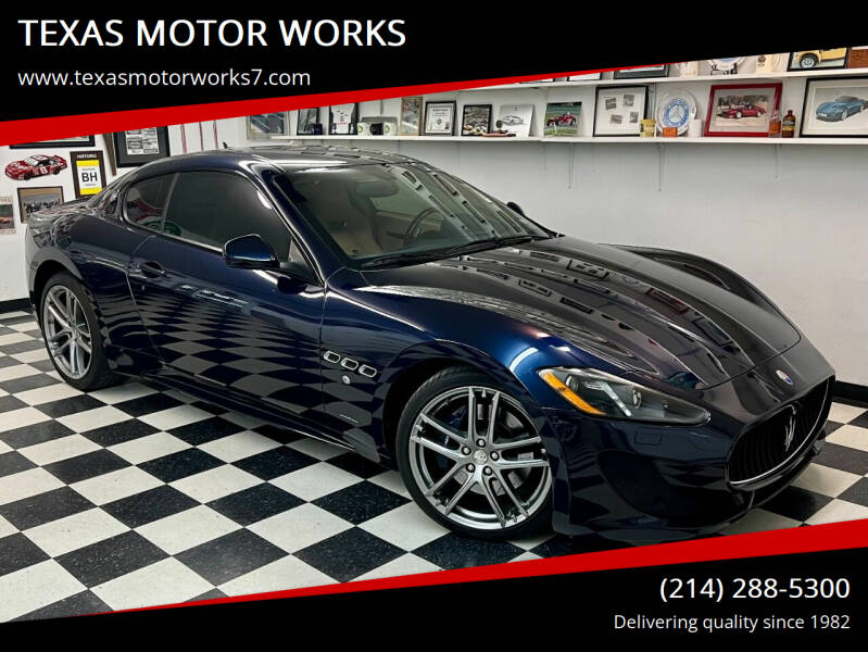 2015 Maserati GranTurismo for sale at TEXAS MOTOR WORKS in Arlington TX