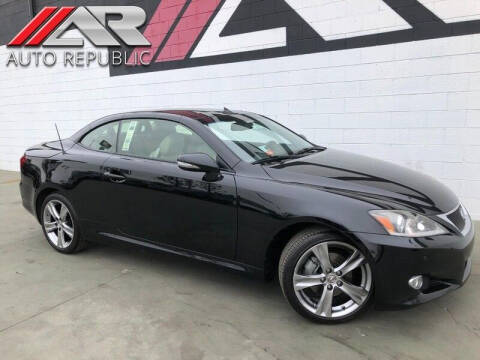 2013 Lexus IS 250C for sale at Auto Republic Fullerton in Fullerton CA
