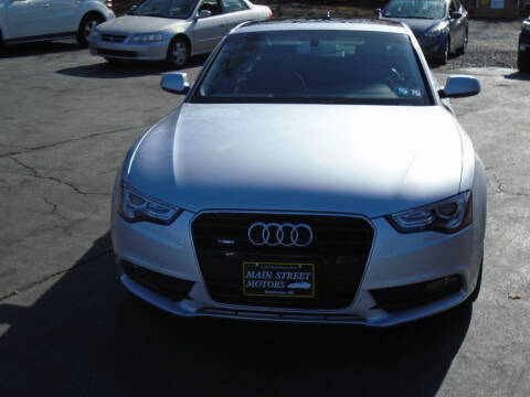 2013 Audi A5 for sale at MAIN STREET MOTORS in Norristown PA