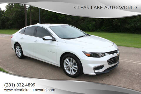 2017 Chevrolet Malibu for sale at Clear Lake Auto World in League City TX