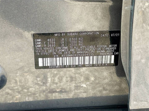 2022 Subaru Legacy Premium