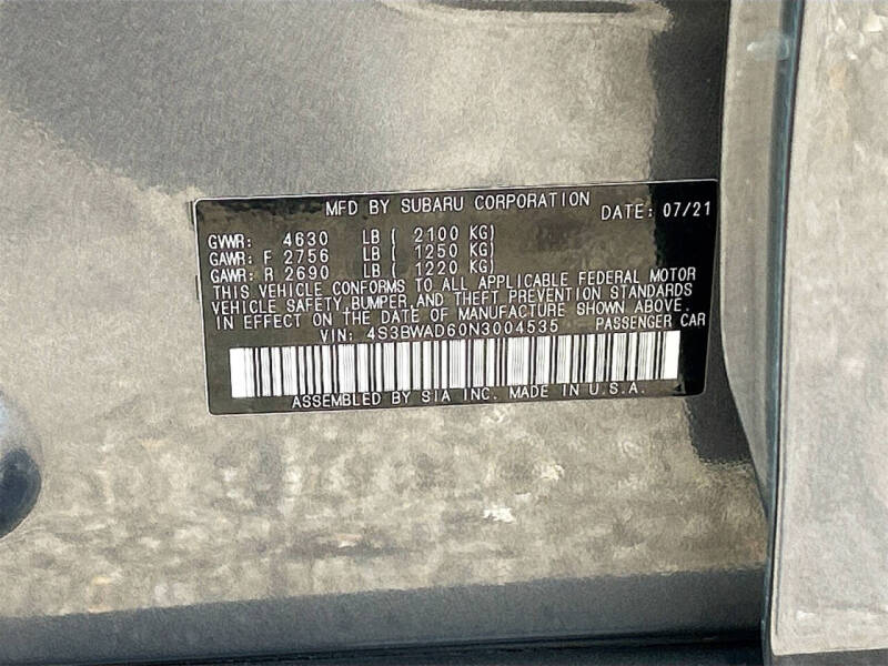 2022 Subaru Legacy Premium