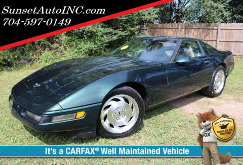 1995 Chevrolet Corvette for sale at Sunset Auto in Charlotte NC