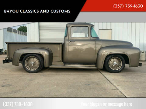 1956 Ford F-100 for sale at Bayou Classics and Customs in Parks LA