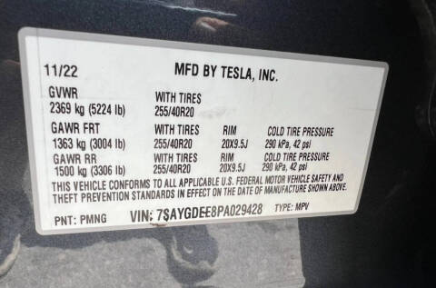 2023 Tesla Model Y Long Range