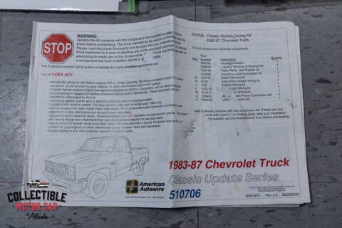 1983 Chevrolet C/K 10 Series