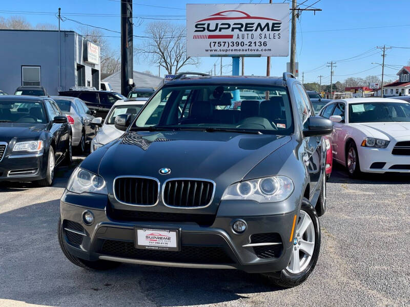 2013 BMW X5 for sale at Supreme Auto Sales in Chesapeake VA