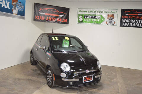 2012 FIAT 500 for sale at Kian Auto Sales in Sacramento CA