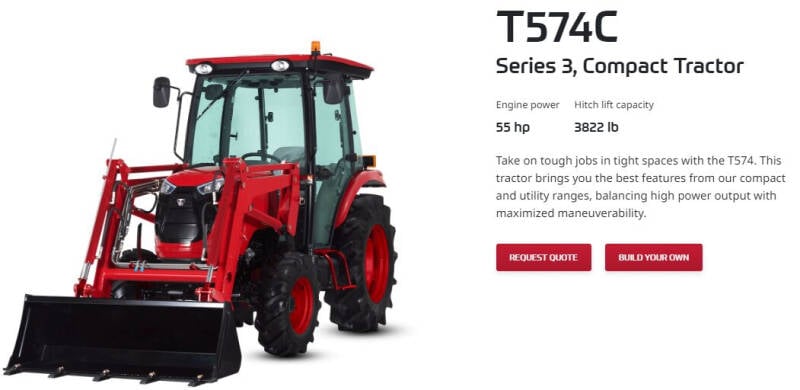 2024 TYM Series 3 T574C for sale at DirtWorx Equipment - TYM Tractors in Woodland WA