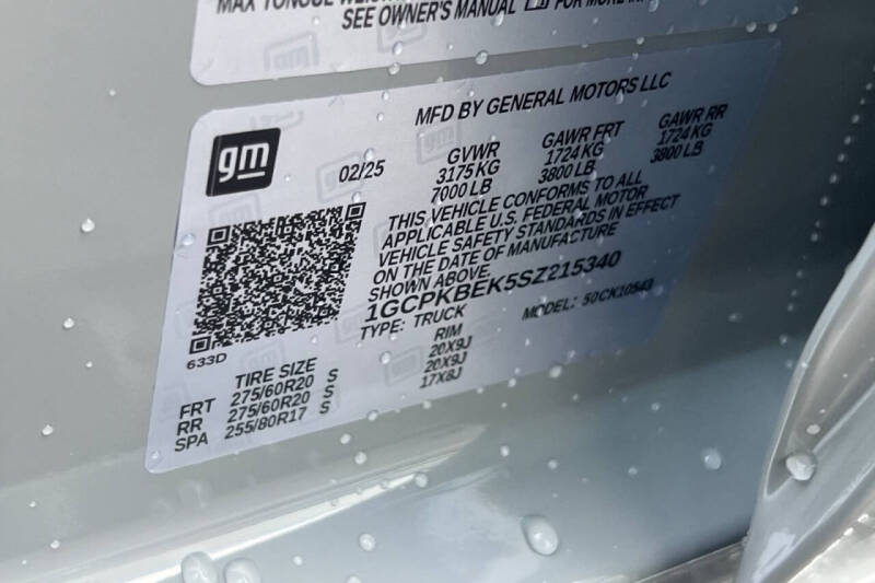 2025 Chevrolet Silverado 1500