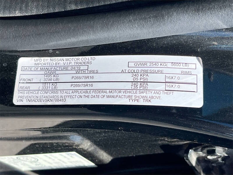 2019 Nissan Frontier PRO-4X