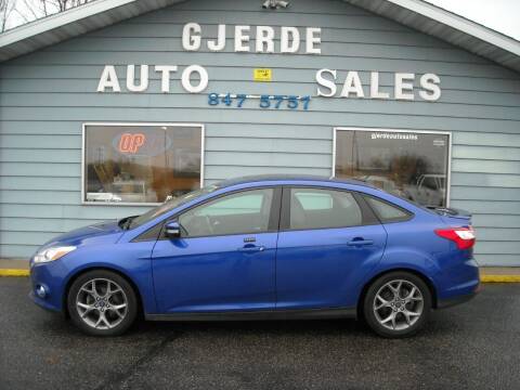 2014 Ford Focus for sale at GJERDE AUTO SALES in Detroit Lakes MN