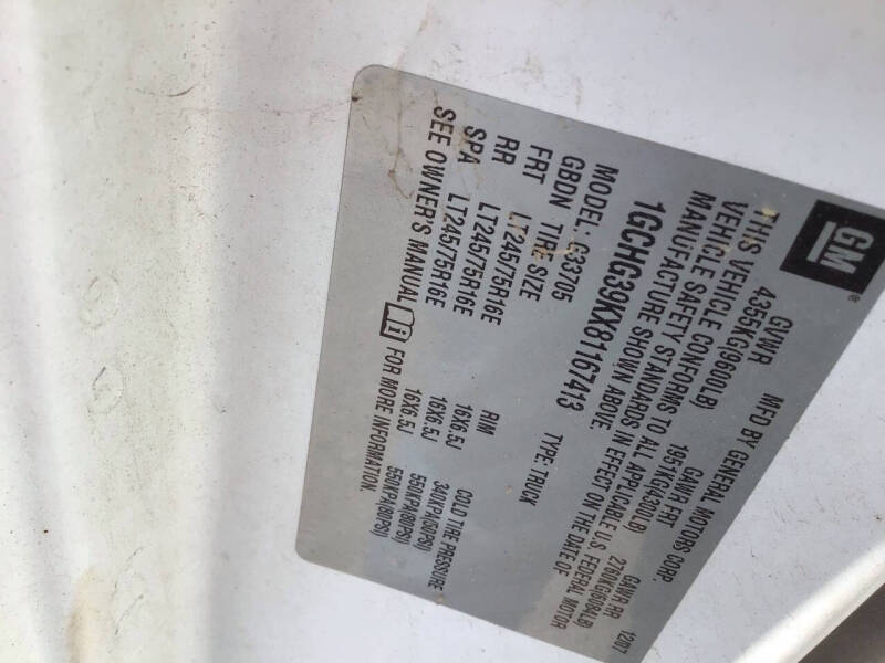 2008 Chevrolet Express 3500