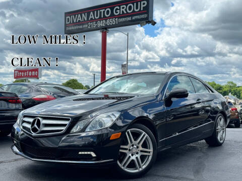 2010 Mercedes-Benz E-Class for sale at Divan Auto Group in Feasterville Trevose PA