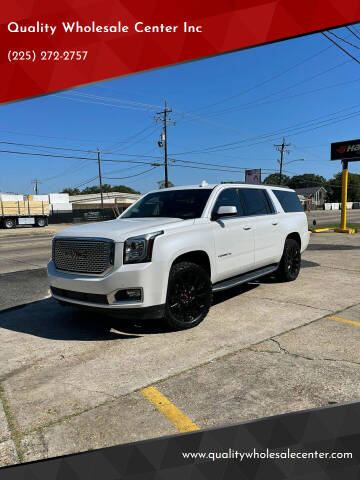 2016 GMC Yukon XL for sale at Quality Wholesale Center Inc in Baton Rouge LA