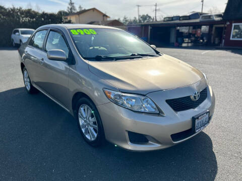 2010 Toyota Corolla for sale at Tony's Toys and Trucks Inc in Santa Rosa CA