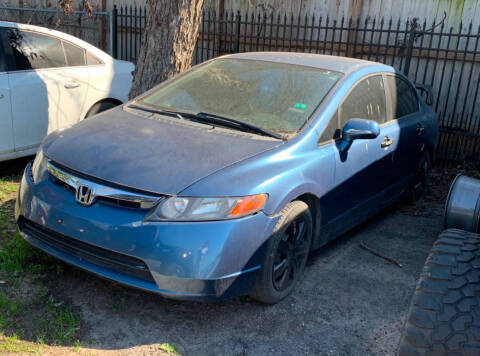 2007 Honda Civic for sale at Hispanos Cars 4 Less by Cadena Motors, Inc. in Houston TX