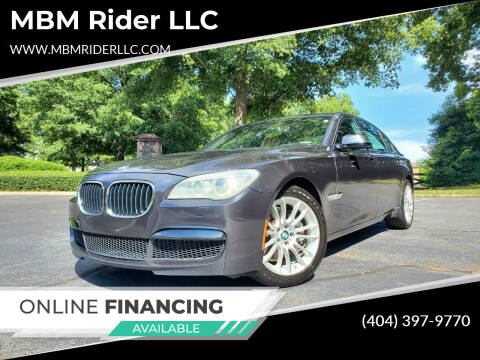 2013 BMW 7 Series for sale at MBM Rider LLC in Alpharetta GA
