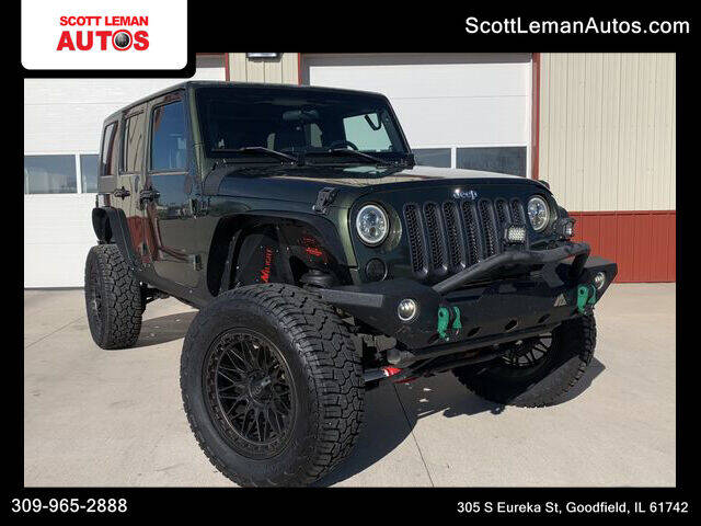 2007 Jeep Wrangler Unlimited for sale at SCOTT LEMAN AUTOS in Goodfield IL