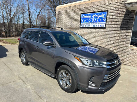 2017 Toyota Highlander for sale at Eddie Knight Auto Sales in Fort Smith AR