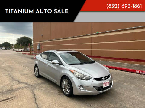 2013 Hyundai Elantra for sale at TITANIUM AUTO SALE in Houston TX