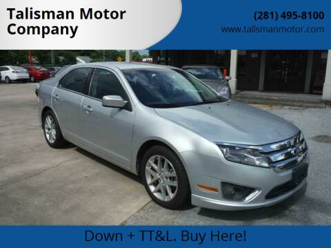 2012 Ford Fusion for sale at Talisman Motor Company in Houston TX