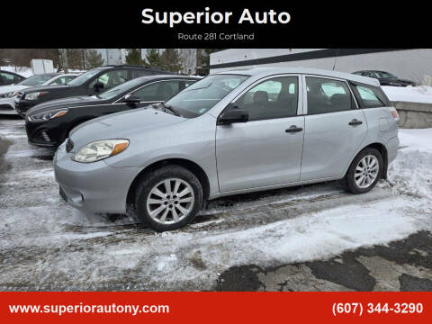 2008 Toyota Matrix for sale at Superior Auto in Cortland NY