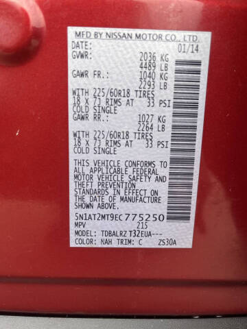 2014 Nissan Rogue SL