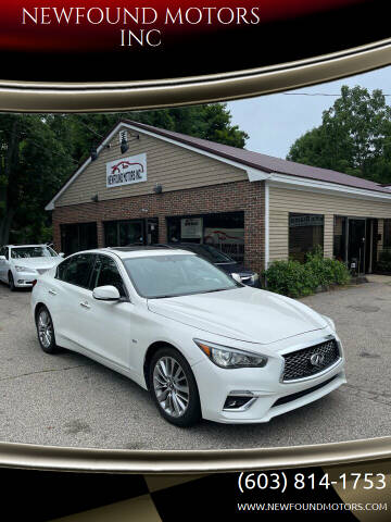 2018 Infiniti Q50 for sale at NEWFOUND MOTORS INC in Seabrook NH