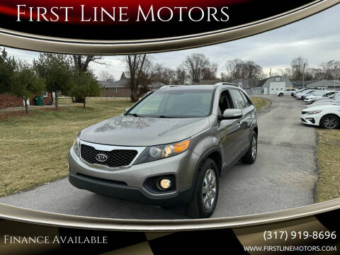 2013 Kia Sorento for sale at First Line Motors in Brownsburg IN