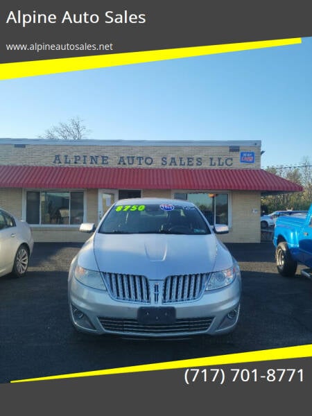 2010 Lincoln MKS for sale at Alpine Auto Sales in Carlisle PA