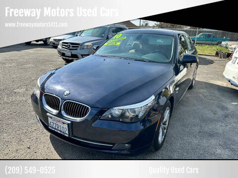 2010 BMW 5 Series for sale at Freeway Motors Used Cars in Modesto CA