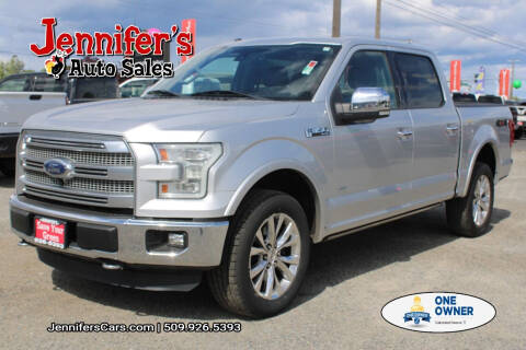 2015 Ford F-150 for sale at Jennifer's Auto Sales in Spokane Valley WA