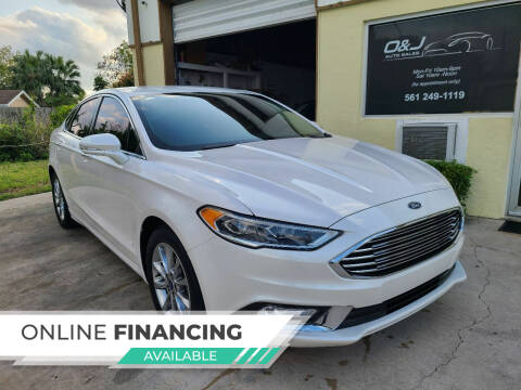 2017 Ford Fusion for sale at O & J Auto Sales in Royal Palm Beach FL