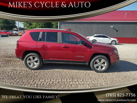 2015 Jeep Compass for sale at MIKE'S CYCLE & AUTO in Connersville IN