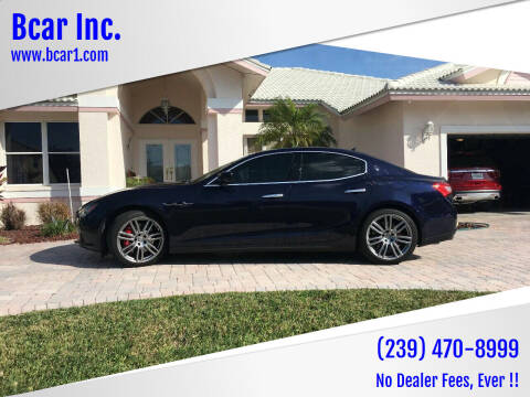 2016 Maserati Ghibli for sale at Bcar Inc. in Fort Myers FL