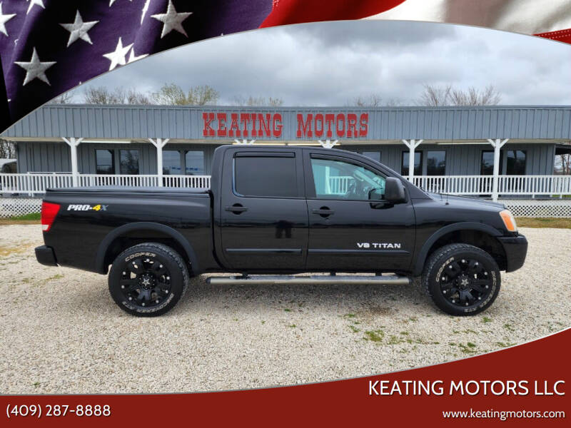 2013 Nissan Titan for sale at KEATING MOTORS LLC in Sour Lake TX