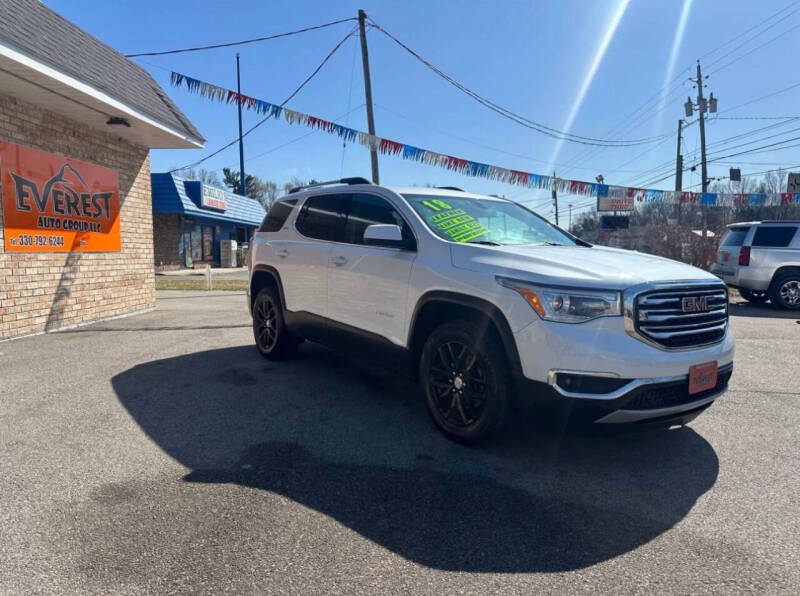 Used 2018 GMC Acadia SLT-1 with VIN 1GKKNULS0JZ128240 for sale in Austintown, OH