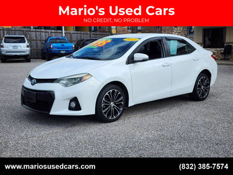 2015 Toyota Corolla for sale at Mario's Used Cars - Pasadena Location in Pasadena TX