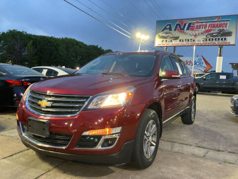 2016 Chevrolet Traverse for sale at ANF AUTO FINANCE in Houston TX