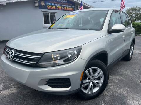 2014 Volkswagen Tiguan for sale at Auto Loans and Credit in Hollywood FL